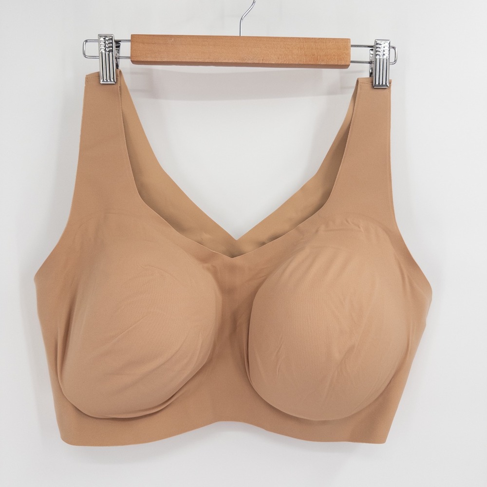 Honeylove SoftForm Bra Womens 2X+ Tan Sand Wirefree‎ Supportive Comfort 776
